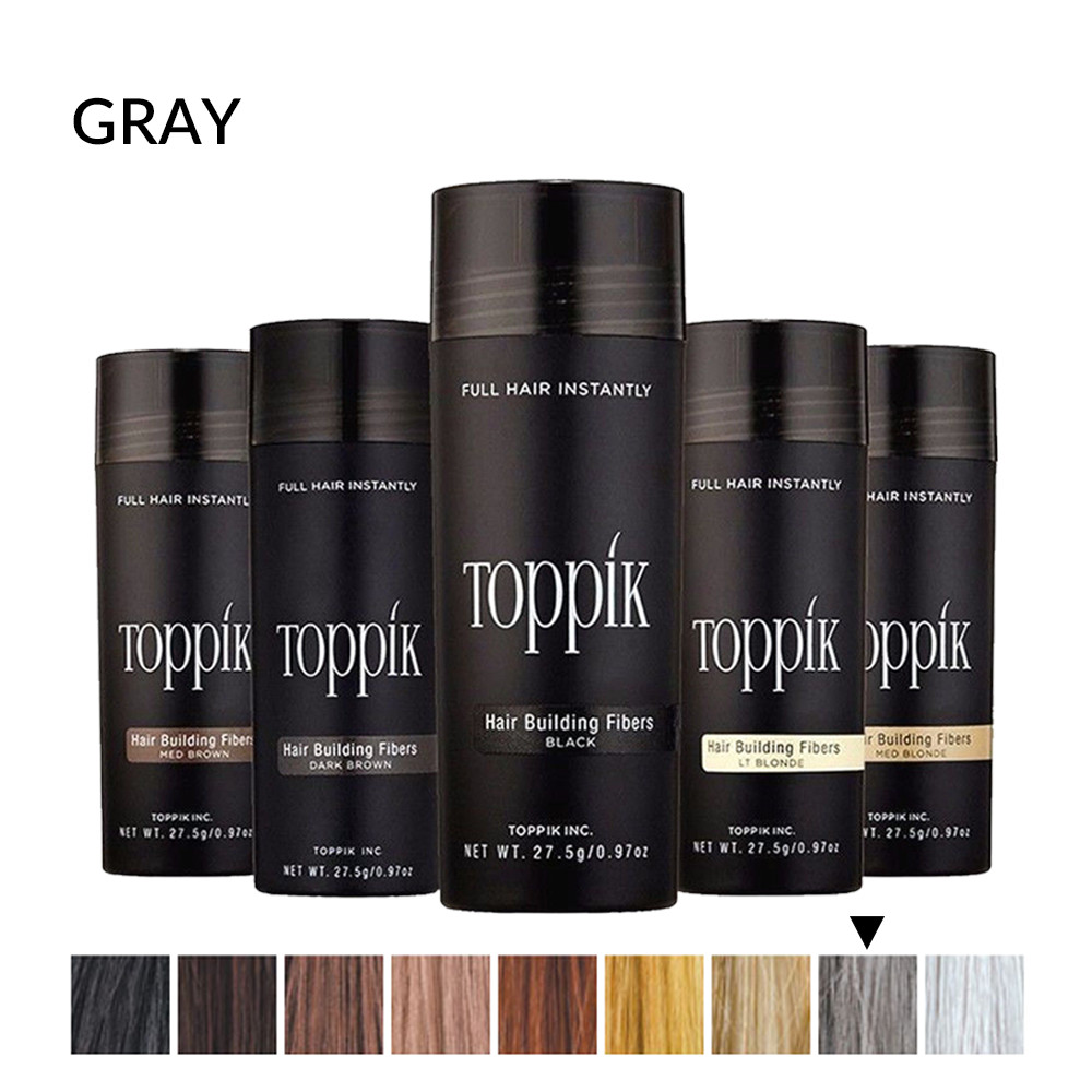 Toppik vlakna za kosu, Grey / Siva (velika 27,5 g, do 50 nanosa) - 644