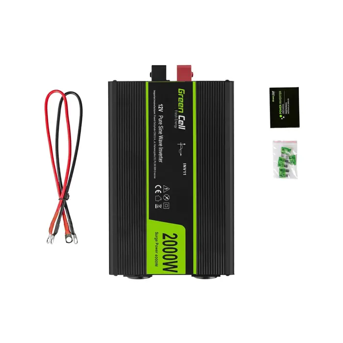 Green Cell - DC til AC inverter - 2000