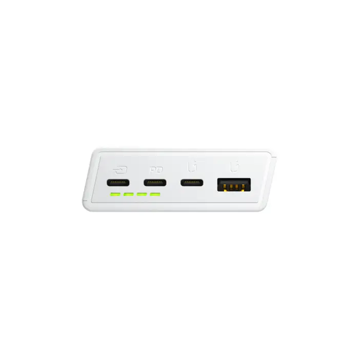 Green Cell GC PowerPlay 20S powerbank 20000mAh 22.5W PD USB C, 3x USB-C, USB-A, Fast Charging, bijeli