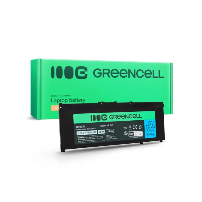 Green Cell (HP191) SR03XL baterija 4550 mAh, 11.4V, za HP Pavilion Gaming 15