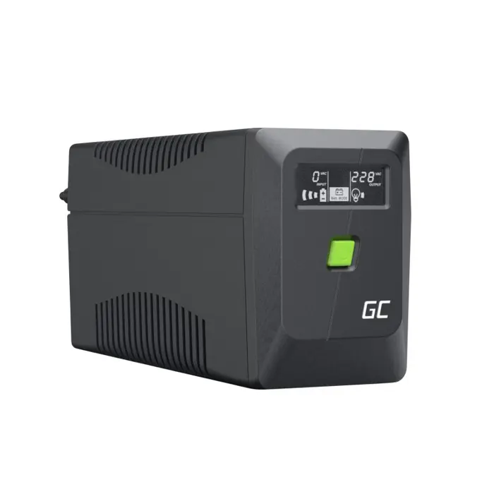 Green Cell UPS (UPSLM480) 850VA/480W, Modified sine wave, Line Interactive AVR, LCD