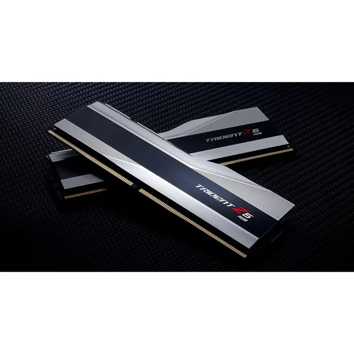 G.Skill DDR5 64GB 6400-32 Trident Z5 RGB Silver Dual-Kit F5-6400J3239G32GX2-TZ5RS