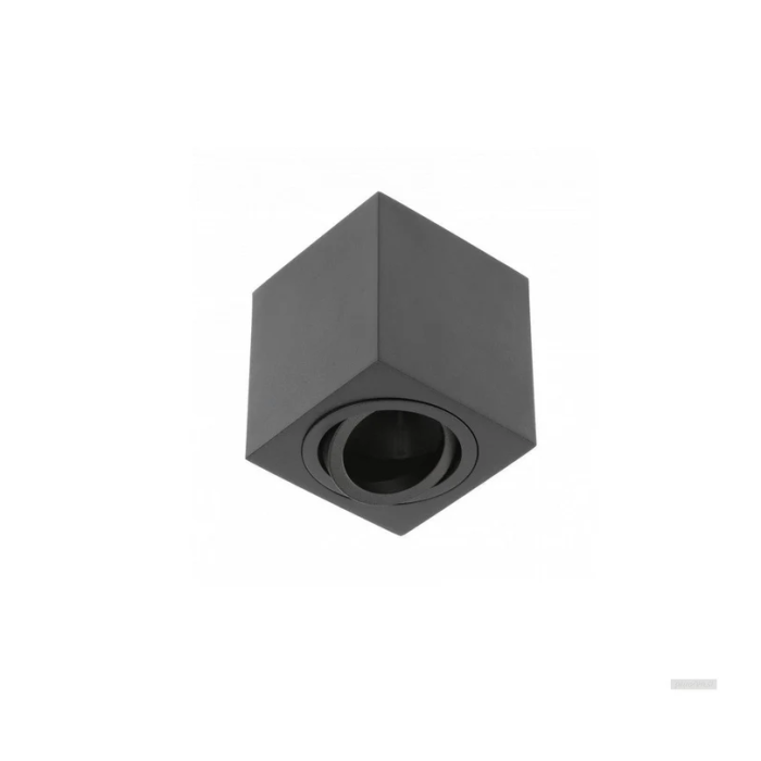 GTV ceiling lamp AVEIRO BIS 1xGU10 230V IP20 square, black