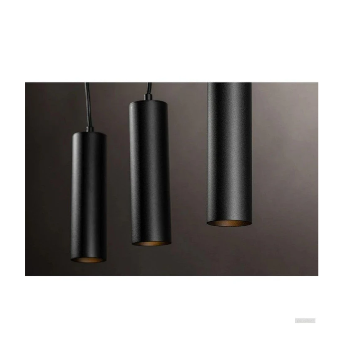 GTV pendant lamp TRESOS 3xGU10 220V, black