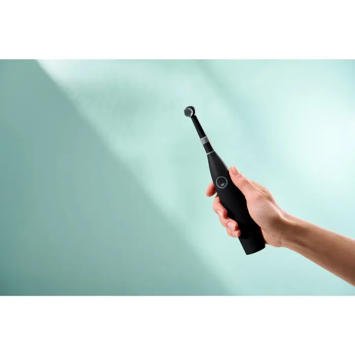 Happybrush ECO R2 Allblack + 3 Refills, Electric Toothbrush (black)