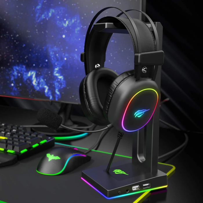 HAVIT Gamenote RGB LED headphones with microphone HV-H2016d