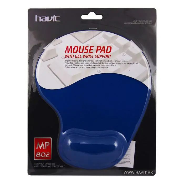 HAVIT GEL mouse pad with armrest MP802 - Blue