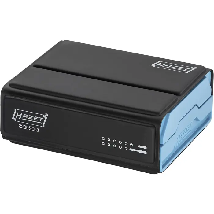 Hazet SmartCase bit set 2200SC-3, 96 pieces (black/blue, 1/4 )