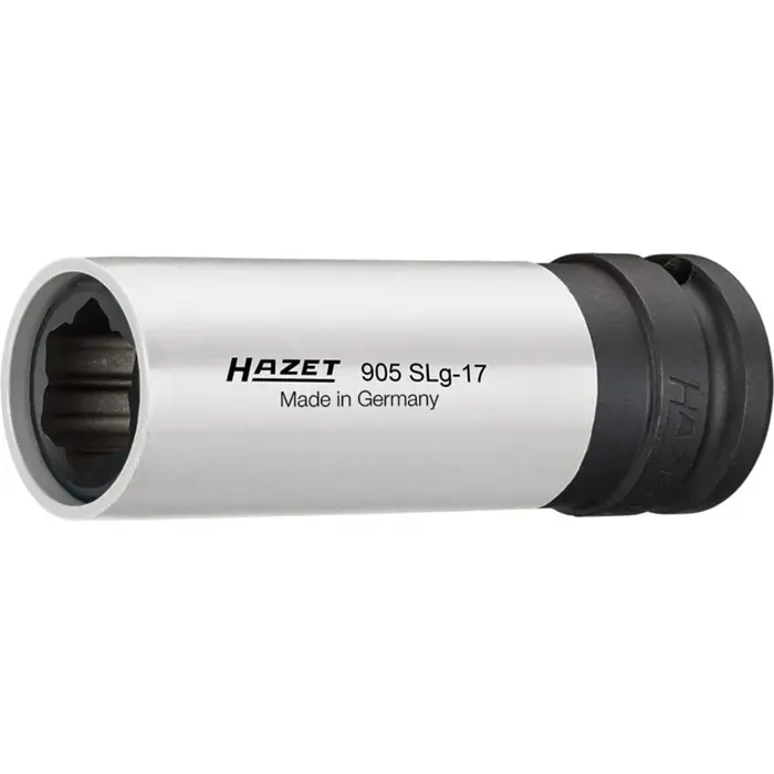 Hazet socket wrench 905SLG-17, 1/2" (white, with colored sleeve, for aluminum rims, 17mm)