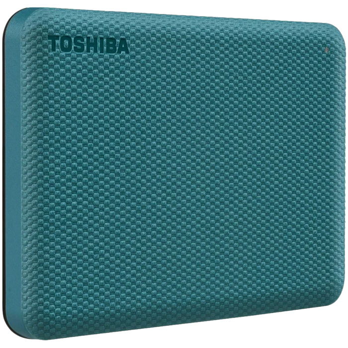 HDD Extern TOSHIBA CANVIO Advance 2TB, 2.5", USB 3.2 Gen1 (5Gbit/s), Backup and Security software, Textured Green, 149g