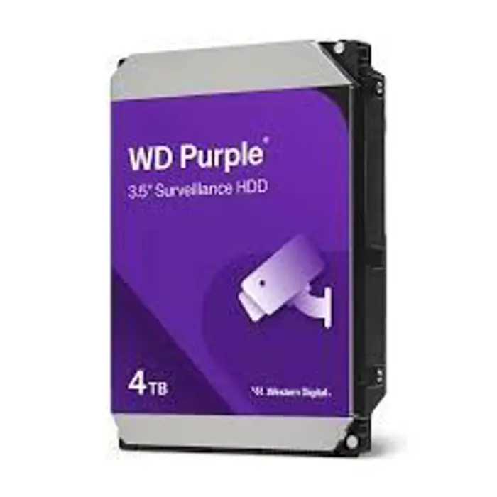 HDD Interni WD Purple Surveillance 4TB 3,5" SATA WD44PURZ