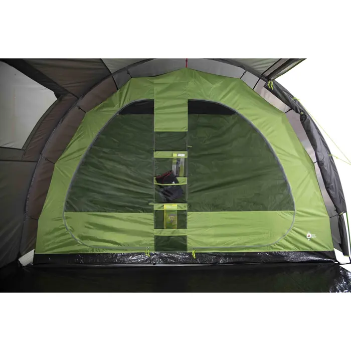 High Peak family tunnel tent Ancona 5.0 (dark grey/green, model 2022)