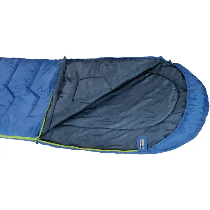 High Peak Frazer 200 sleeping bag (blue/dark blue, with hood)