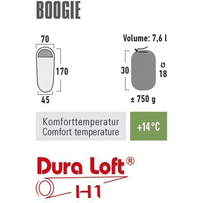 High Peak sleeping bag Boogie - 23012