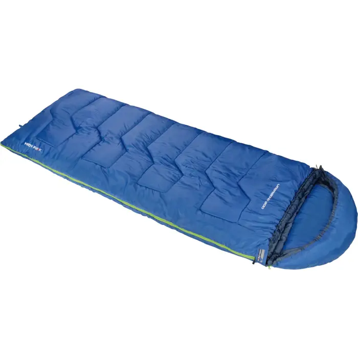 High Peak Vagabond 300 sleeping bag (blue/dark blue, with hood)