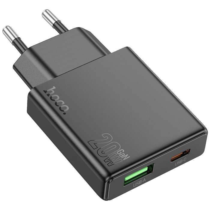 hoco. Punjač kućni, brzi, PD20W + QC3.0 Dual Port - N38 Delgado EU