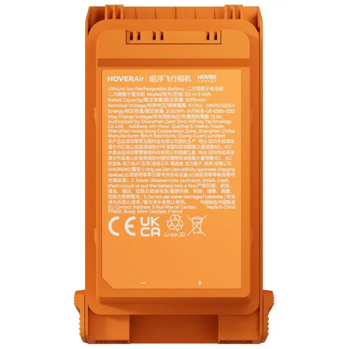 HOVERAir SP18H001 Drone battery Orange
