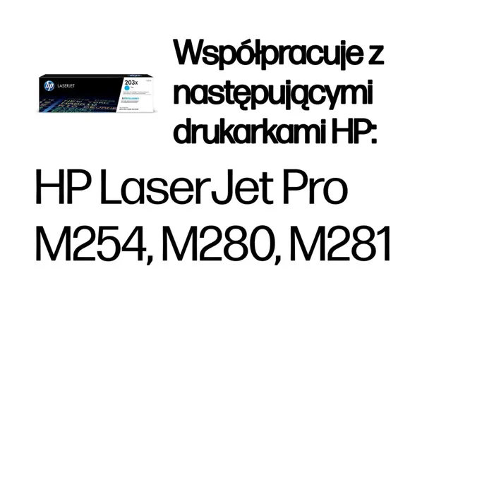 HP 203X High Yield Cyan Original LaserJet Toner Cartridge