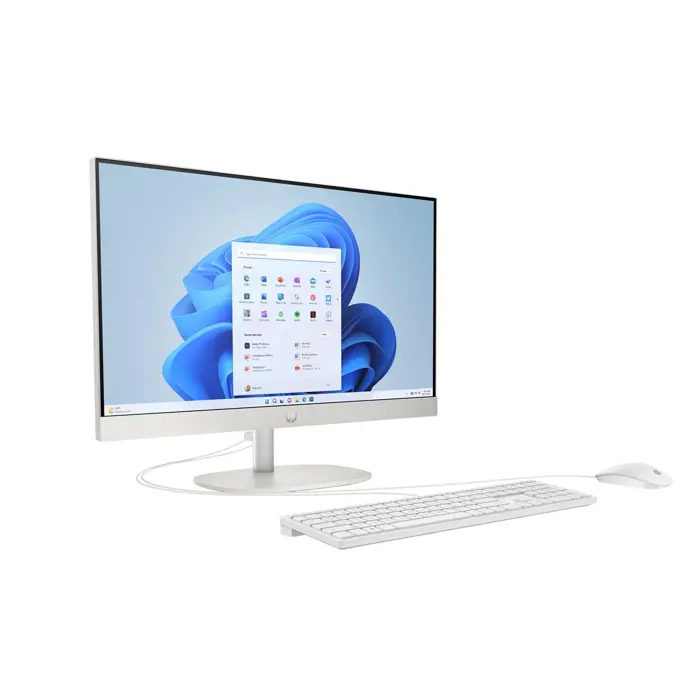 HP 24-cr0332nw AMD Ryzen™ 7 7730U 60.5 cm (23.8") 1920 x 1080 px All-in-One PC 16 GB DDR4-SDRAM 512 GB SSD Windows 11 Home Wi-Fi 6 (802.11ax) White