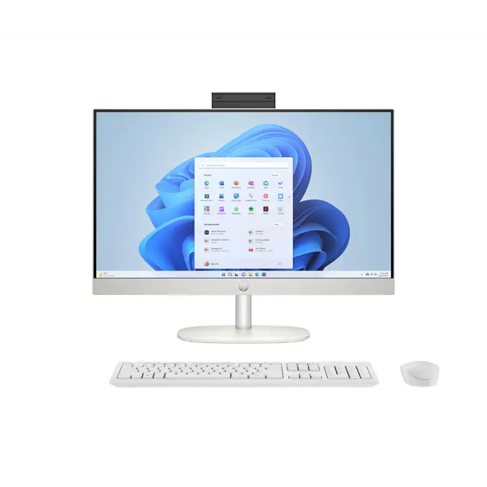 HP 24-cr0332nw AMD Ryzen™ 7 7730U 60.5 cm (23.8") 1920 x 1080 px All-in-One PC 16 GB DDR4-SDRAM 512 GB SSD Windows 11 Home Wi-Fi 6 (802.11ax) White