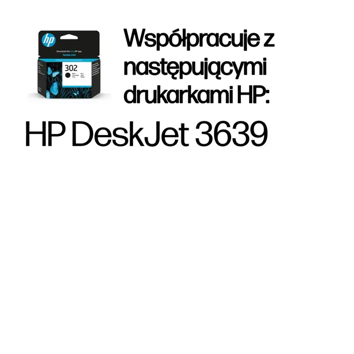 HP 302 SC Ink Black F6U66AE