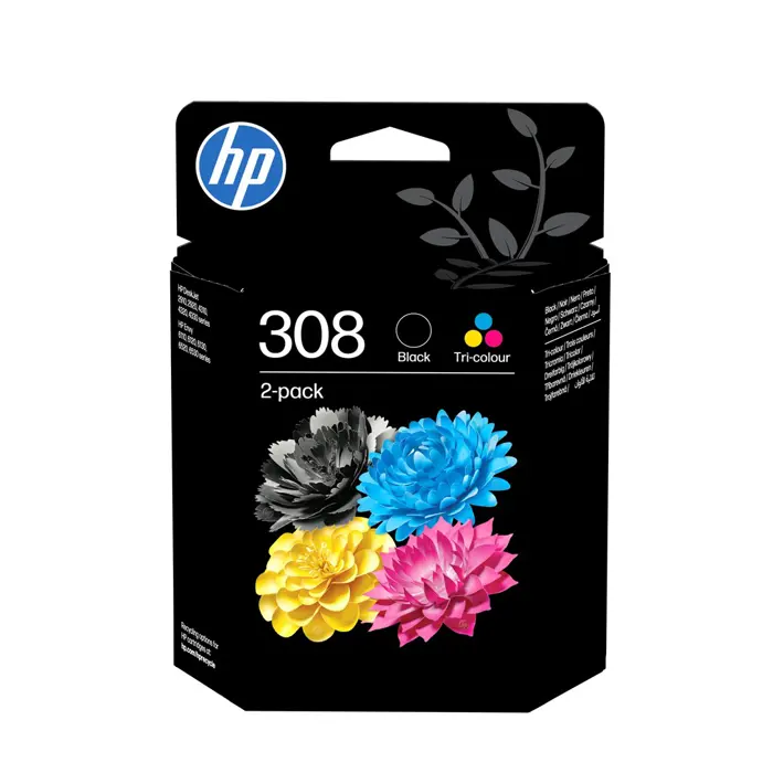 HP 308 Ink CMYK Multipack 6L6S6UE