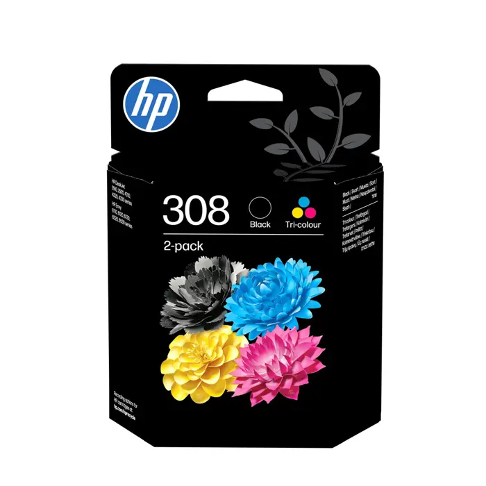 HP 308 Ink CMYK Multipack 6L6S6UE