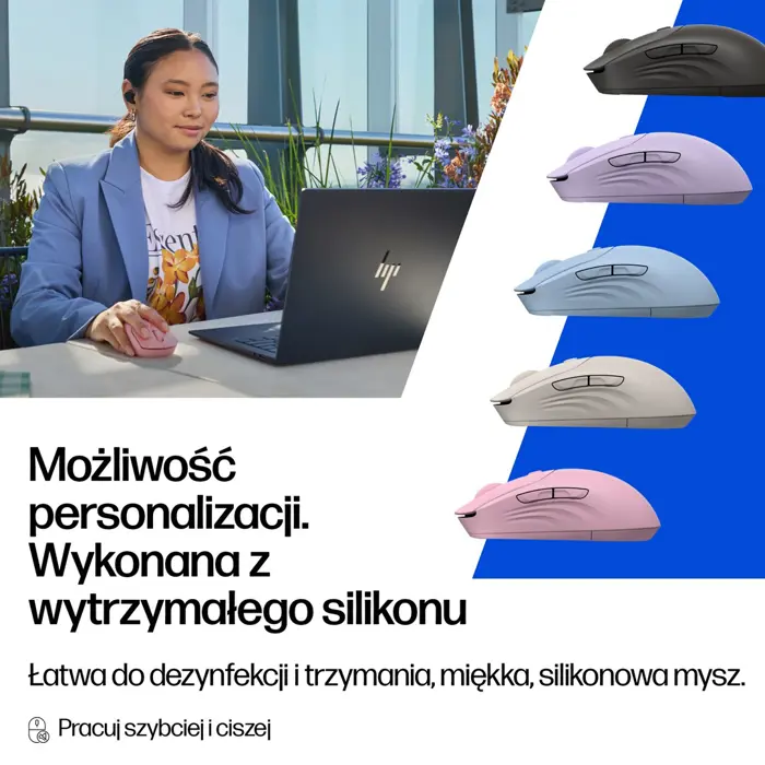 HP 400 Quiet Pink Wireless Mouse