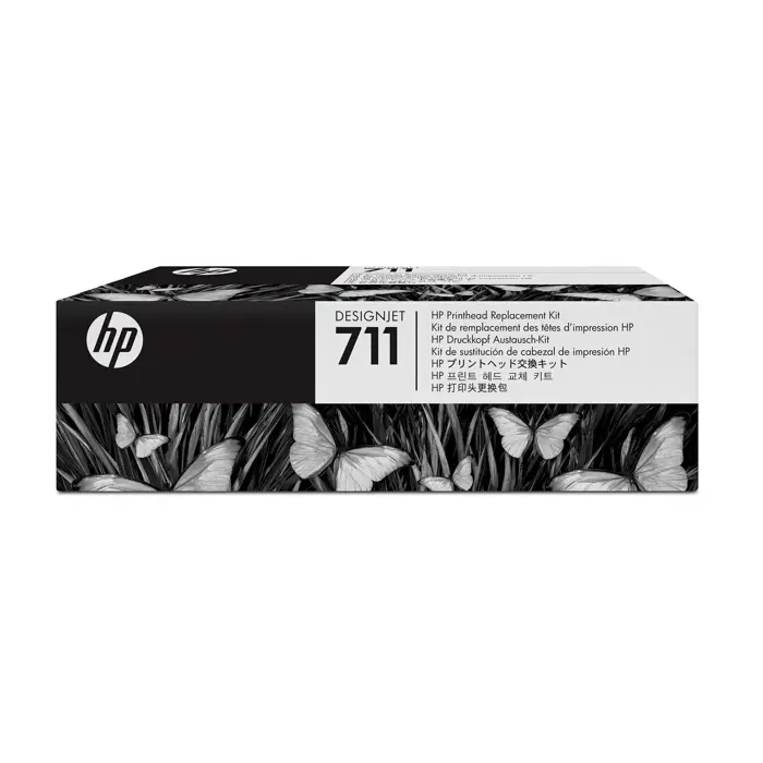 HP 711 - sort, gul, cyan, magenta - pr