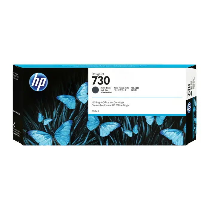 HP 730 - hoj kapacitet - mat sort - or