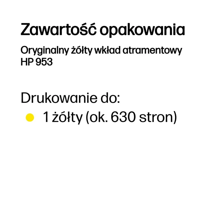 HP 953 Gelb Tintenpatrone 10ml