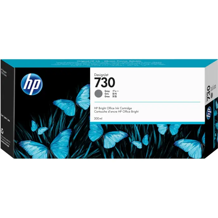 HP ink DesignJet No. 730 gray (P2V72A)