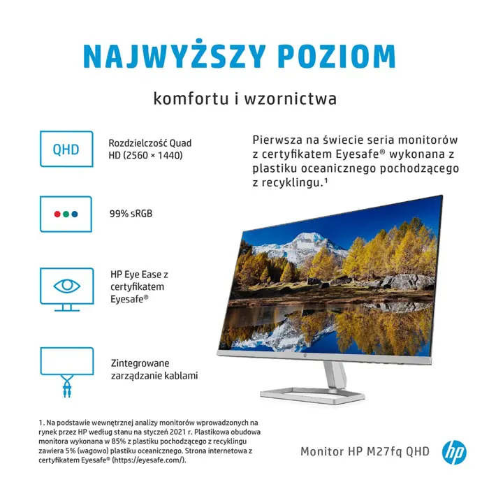 HP M27fq QHD Monitor