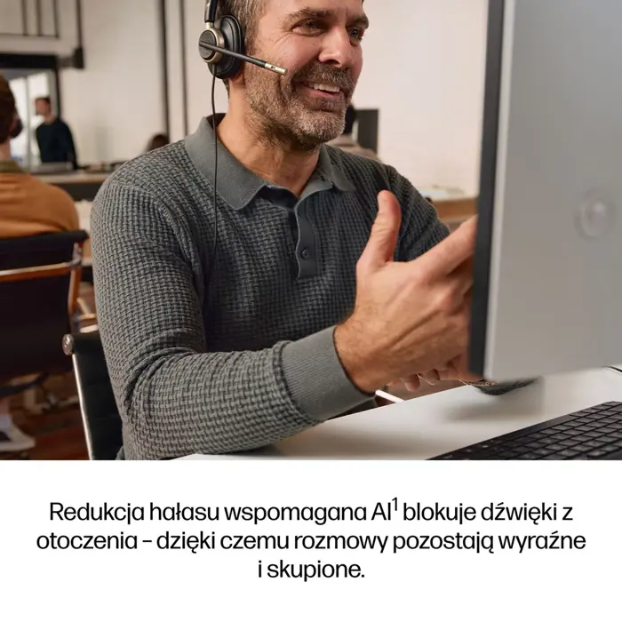 HP Poly Mission 825 Stereo USB Wired Headset