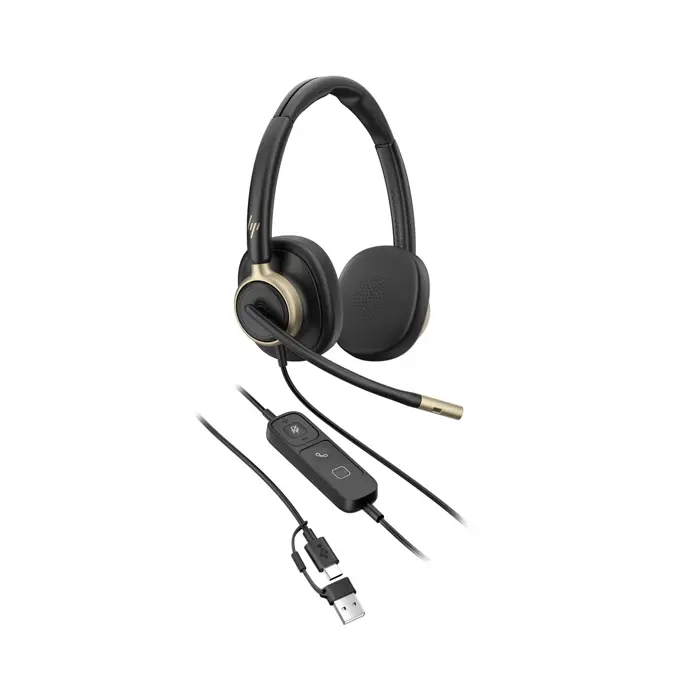 HP Poly Mission 825 Stereo USB Wired Headset