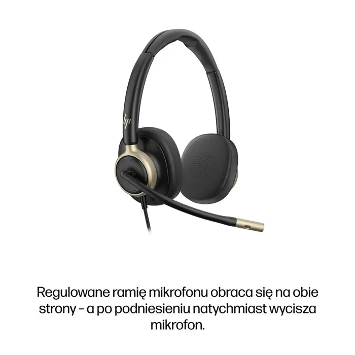HP Poly Mission 825 Stereo USB Wired Headset
