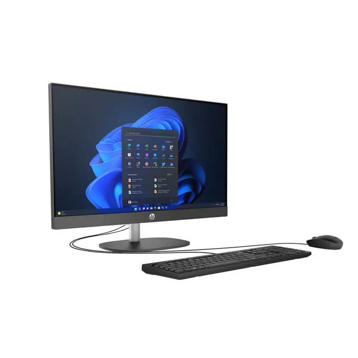 HP ProOne 245 G10 AiO Ryzen 7 77730U 23.8"FHD IPS 250nits AG 16GB DDR4 3200 SSD512 Radeon Vega 8 Kb+Mouse Cam 5Mpx + IR W11Pro Black 3Y OnSite