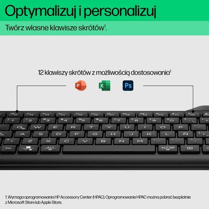 HP Tastatur 475 Dual-Mode Wireless Keyboard (DE)