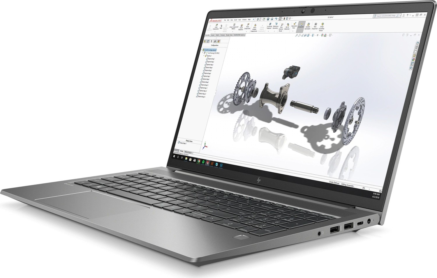 Laptop HP ZBook Power G7 / i7 / Quadro T2000 / RAM 32 GB / 512GB SSD / 15,6″ FHD