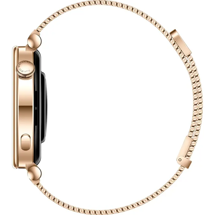 Huawei Watch GT4 41mm (Aurora-B19M), Smartwatch (gold/white, gold Milanese strap)