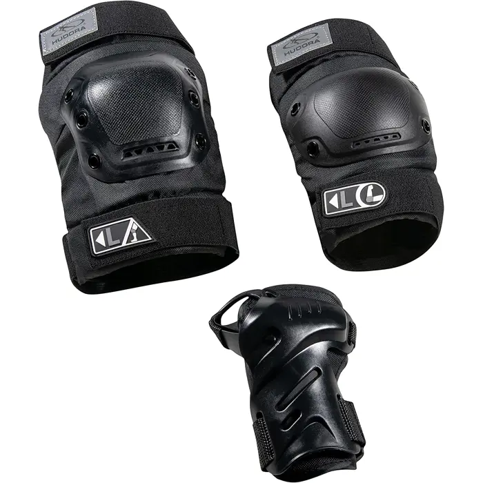 hudora-biomechanical-protector-set-black-size-xl-65084-83058-w.webp