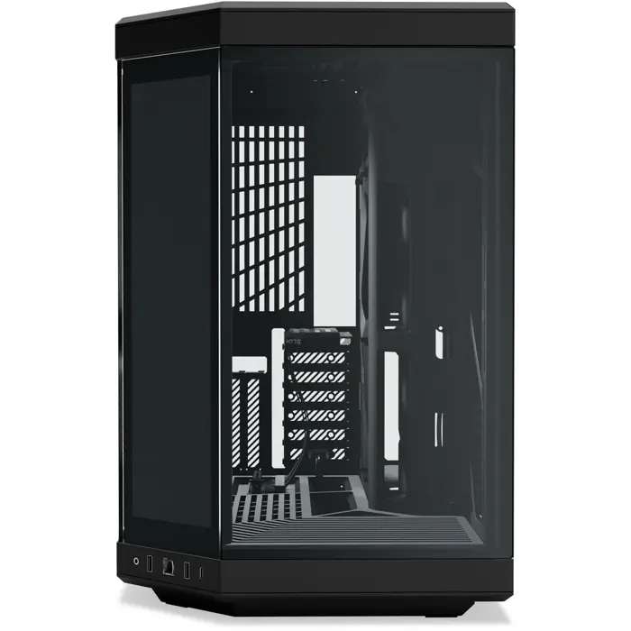 HYTE Y70 Touch Infinite , Tower case (black, Tempered Glass x 2)