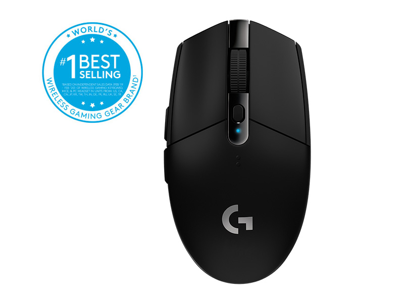 Miška Logitech G305 LIGHTSPEED Wireless Gaming, črna - 910-005282