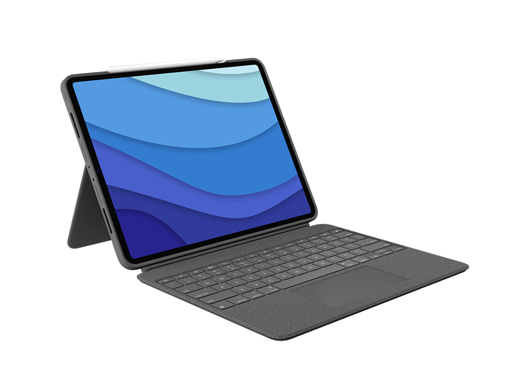 Ovitek s tipkovnico Logitech COMBO TOUCH, za iPad Pro 12.9" (5. in 6. gen.) , SLO g. - 920-010214