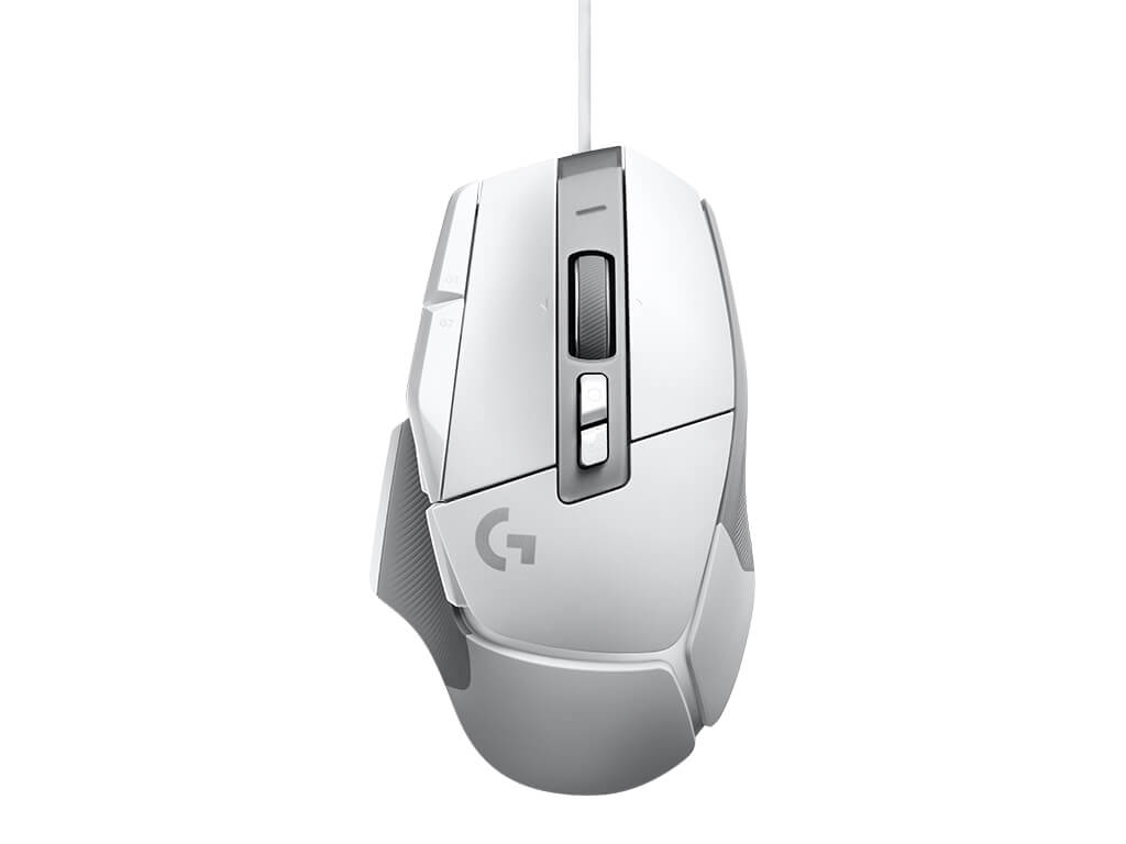 Miška Logitech G502 X, bela - 910-006146