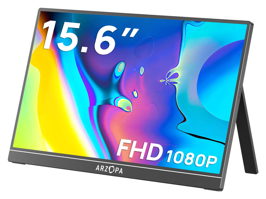 Prenosni monitor 15.6'' (40 cm) FullHD IPS 60Hz, mHDMI, USB-C, zvočniki, ARZOPA A1 - 1001001206