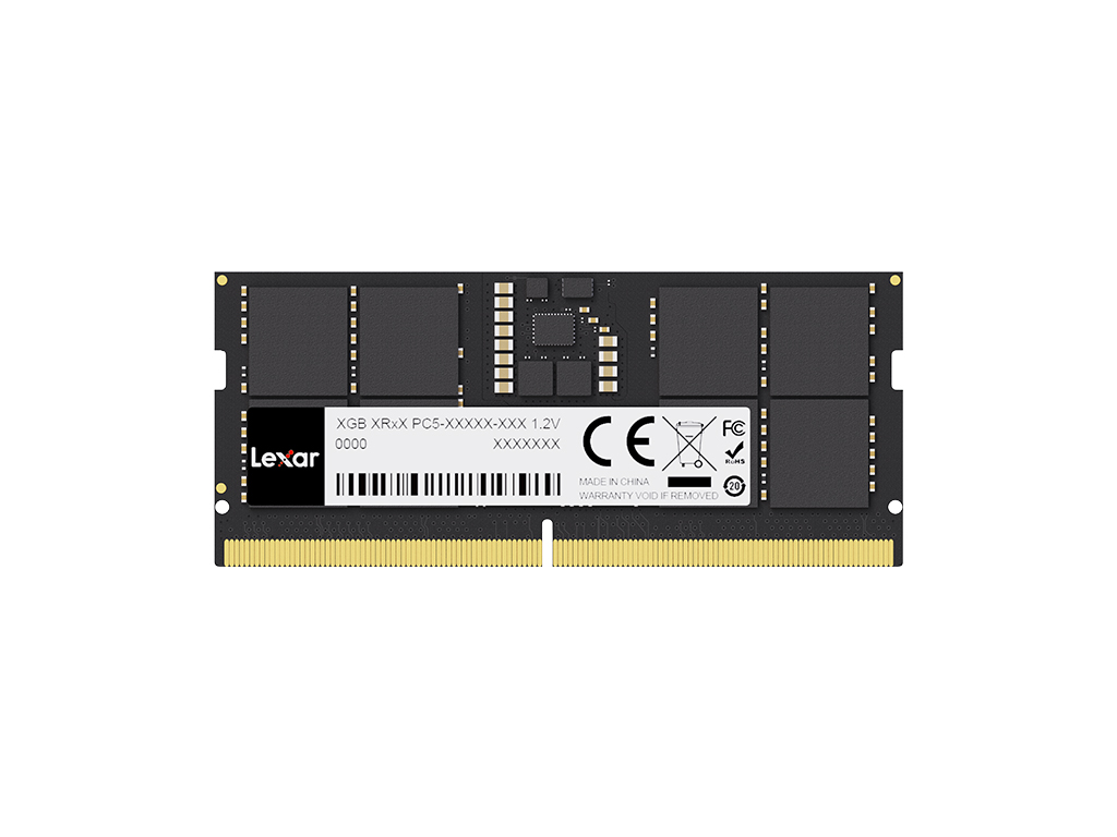 RAM SODIMM DDR5 8GB PC5-44800 5600MT/s CL46 1.1V Lexar - LD5S08G56C46ST-BGS