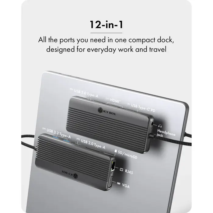 Icy Box IB-DK4062-CPD (aluminum)