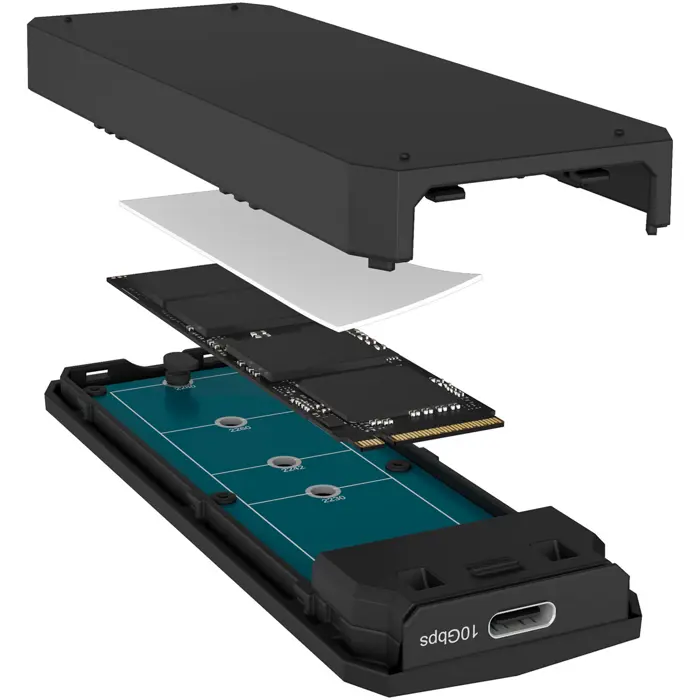 Icy Box Spade Case 1805 (black)