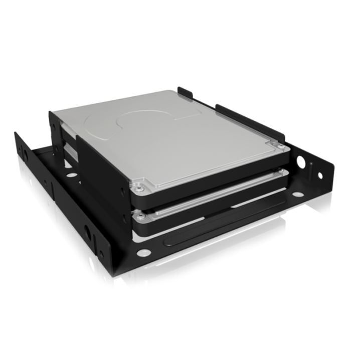 Icybox adapter for 2 × SSD / HDD from 2.5 "to 3.5" for installation in the housing